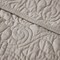 Edge Collections - 60" x 70" - Beige - Oversized Quilted Throw - 1 Piece
